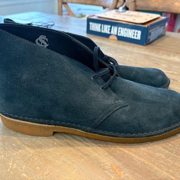 Clark's Men's Original Desert Boot Navy Suede *New* - Picture 1 of 13